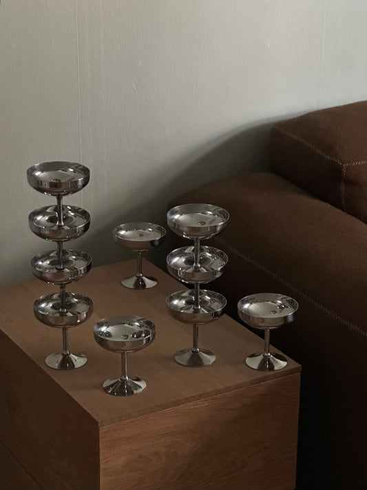 Italienske Steel Cups