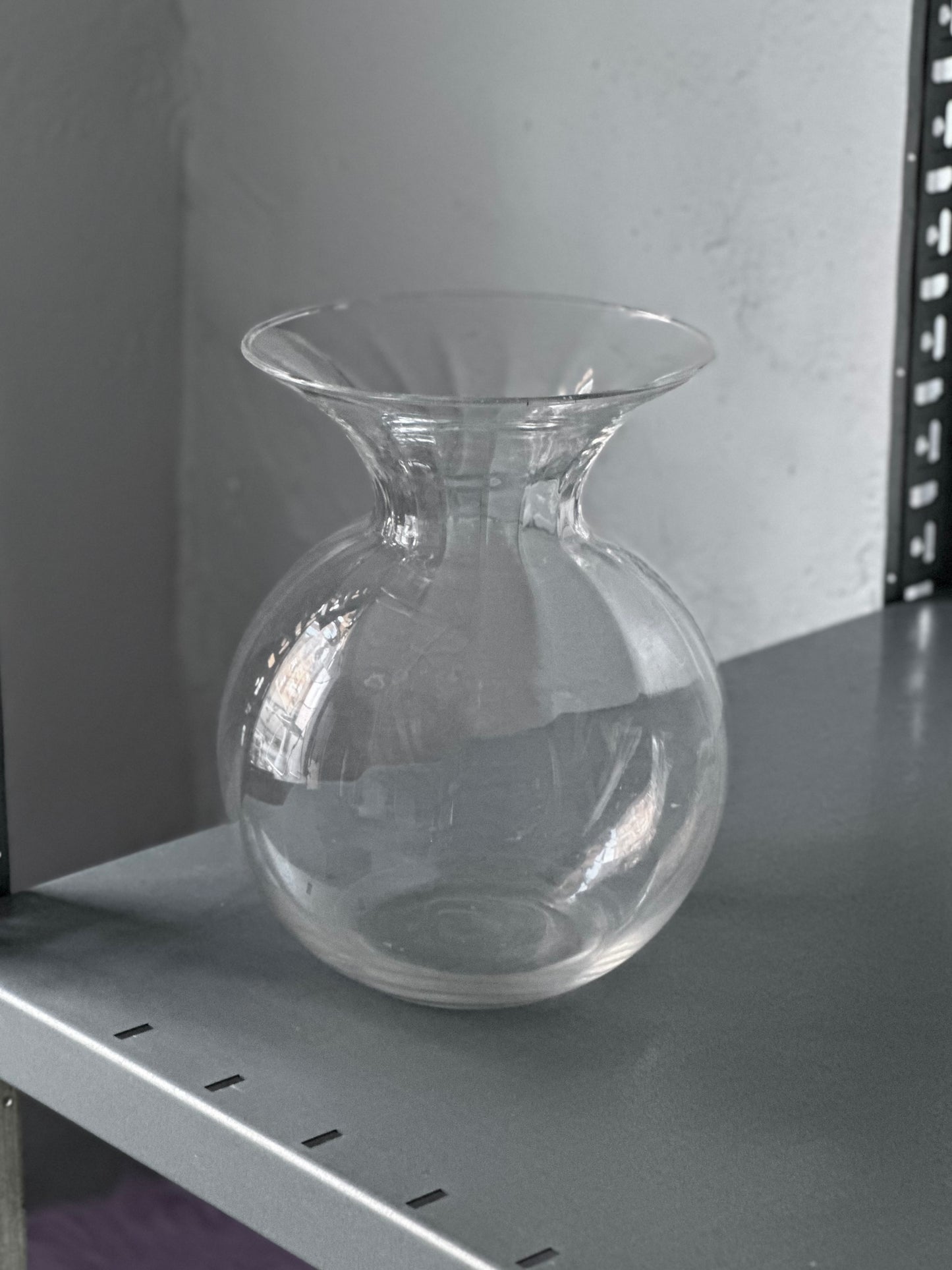 Italiensk Glas Vase m. Paneler