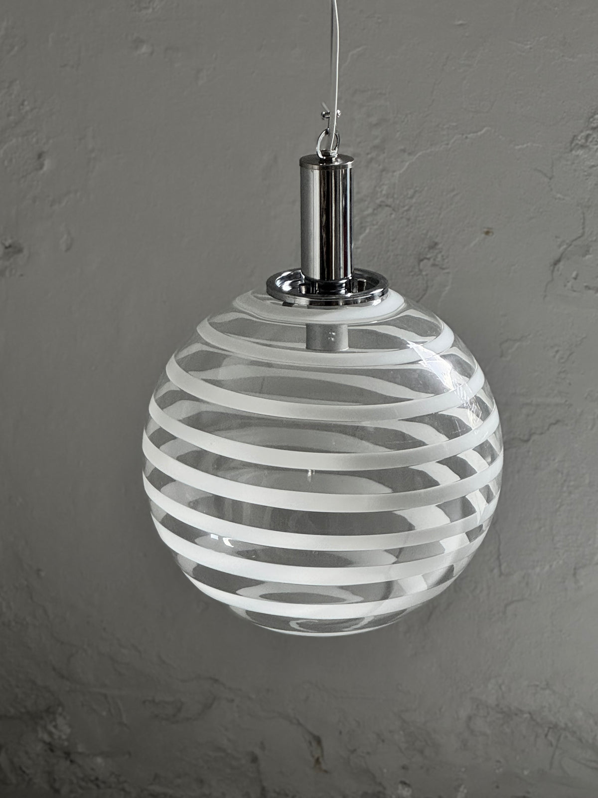 Vintage Murano Swirl Pendel