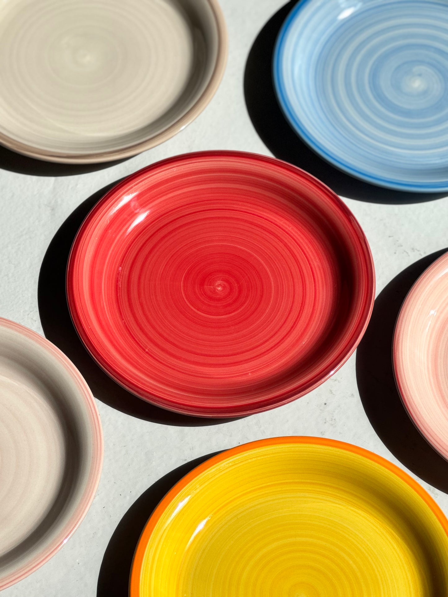 Italienske Swirl Tallerkener