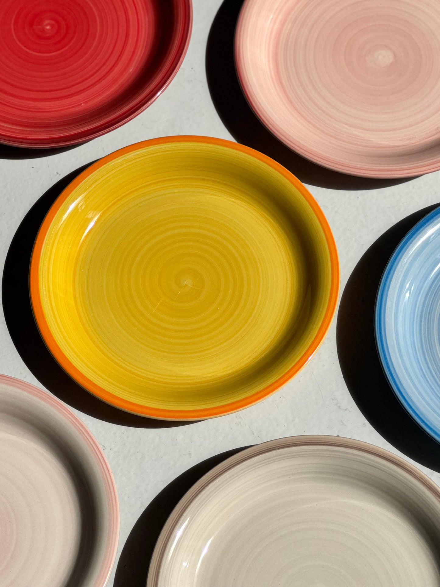 Italienske Swirl Tallerkener