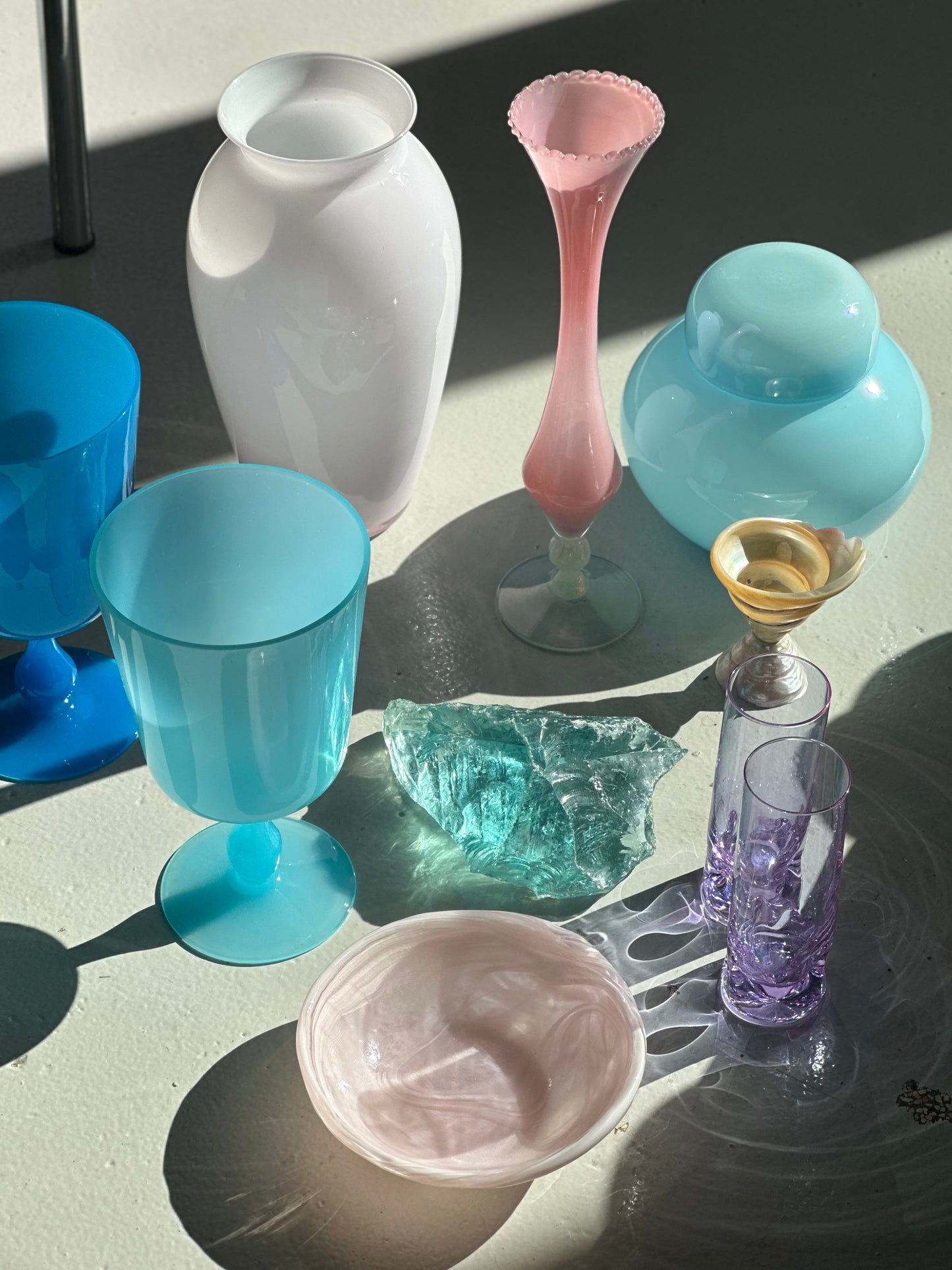 Lyserød Vintage Vase