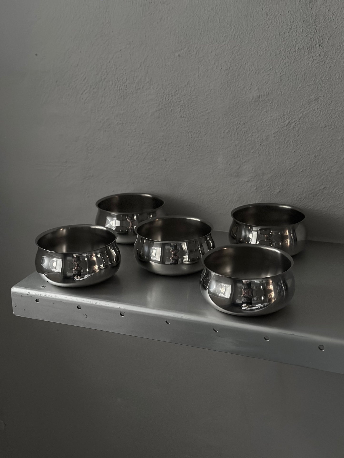 Chubby Italienske Stål Skåle