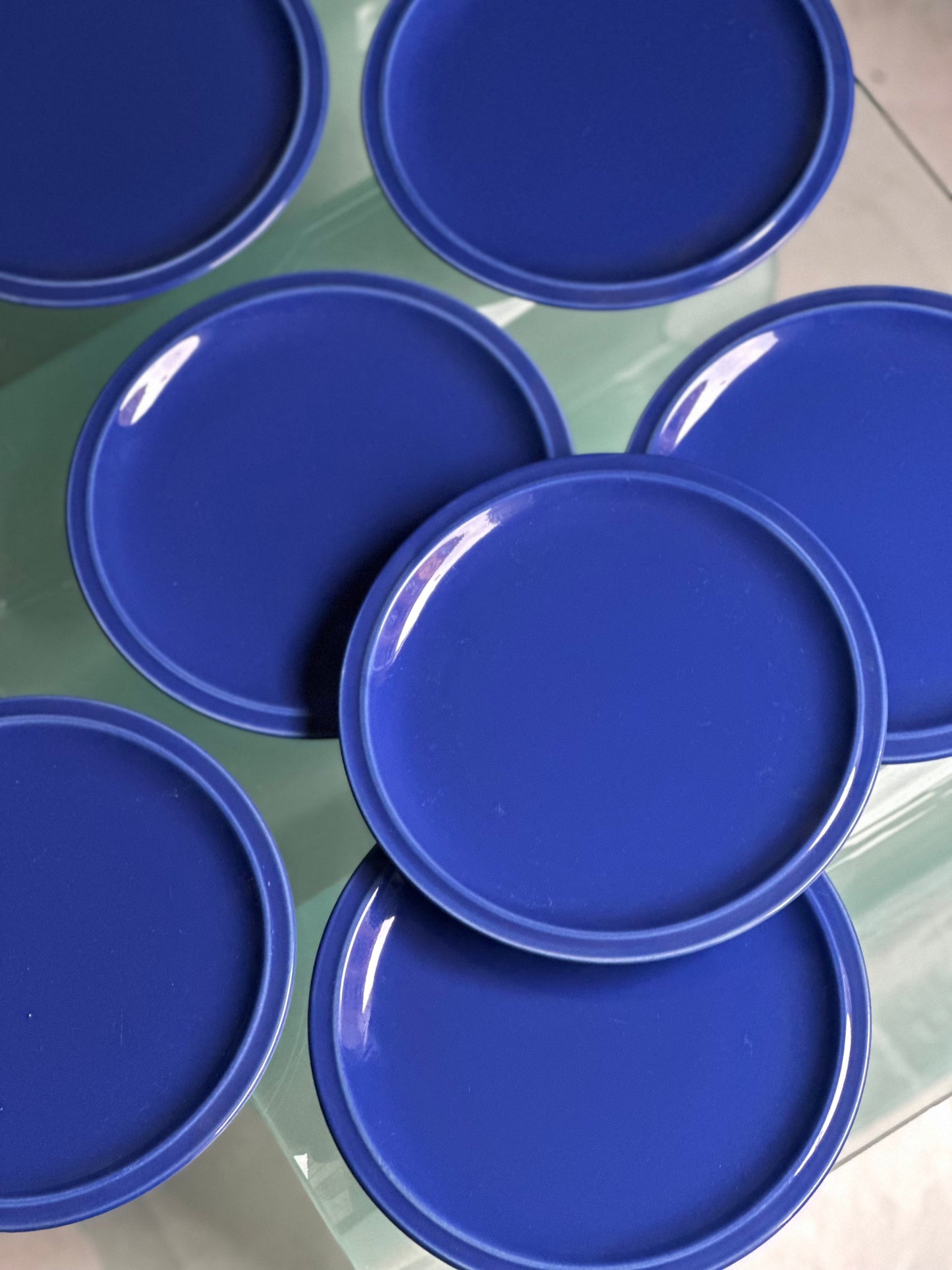 Blå Vintage Tallerkener