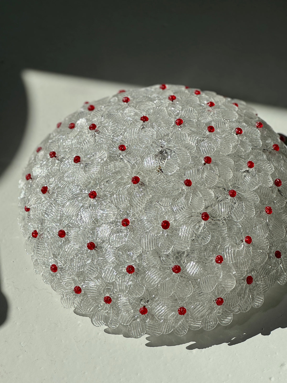 Vintage Murano Blomster Lampe