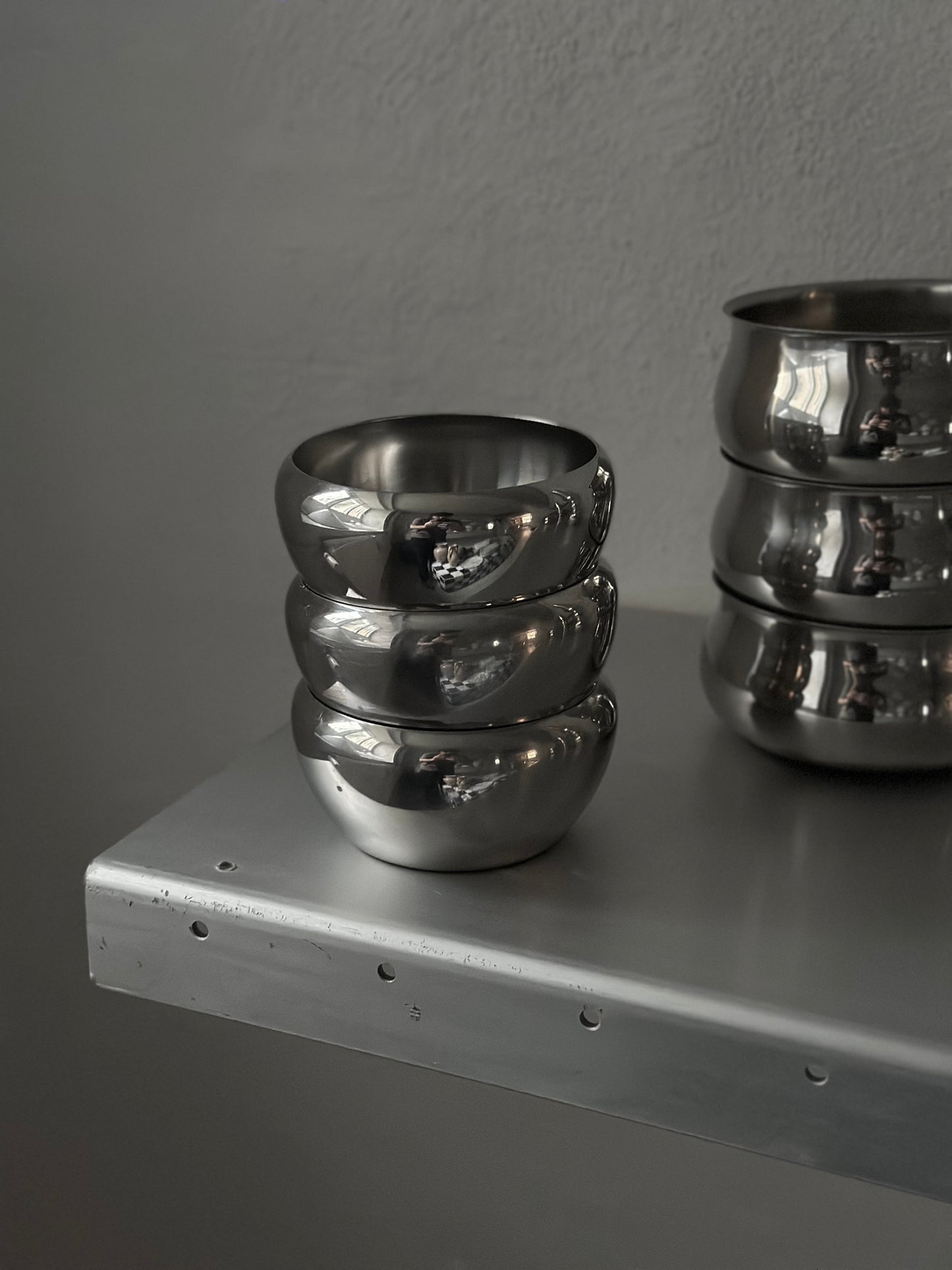 Små Chubby Stål Skåle