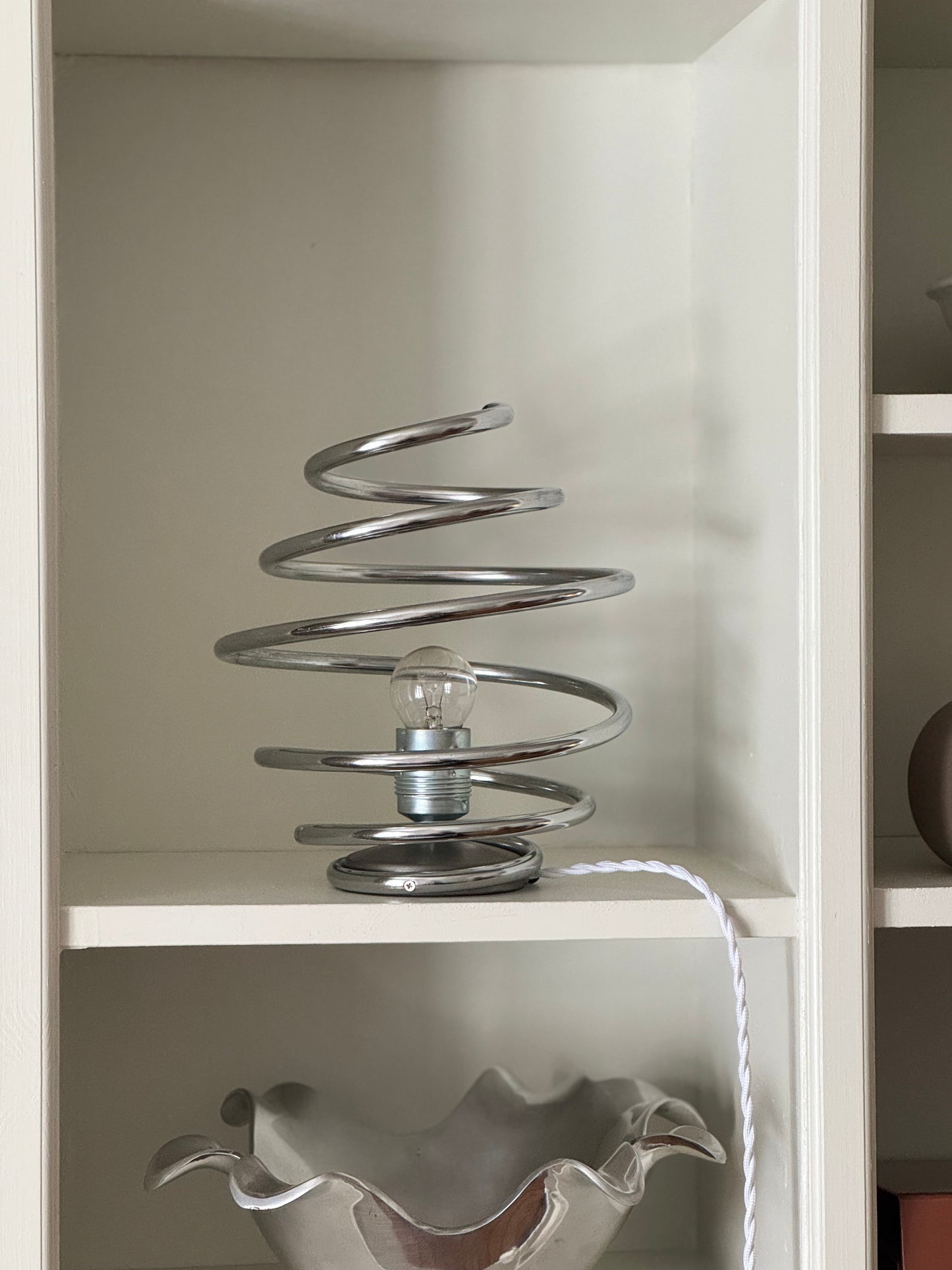 Vintage Spiral Bordlampe