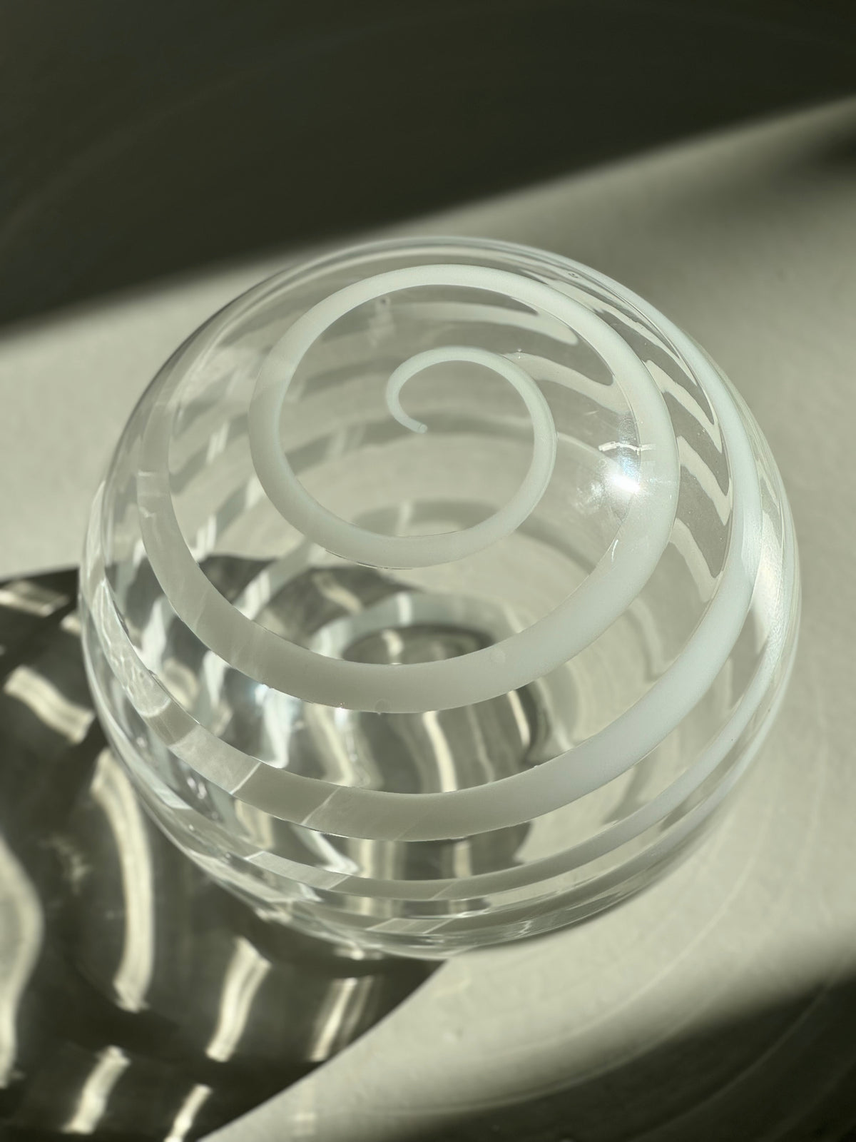 Vintage Murano Swirl Pendel
