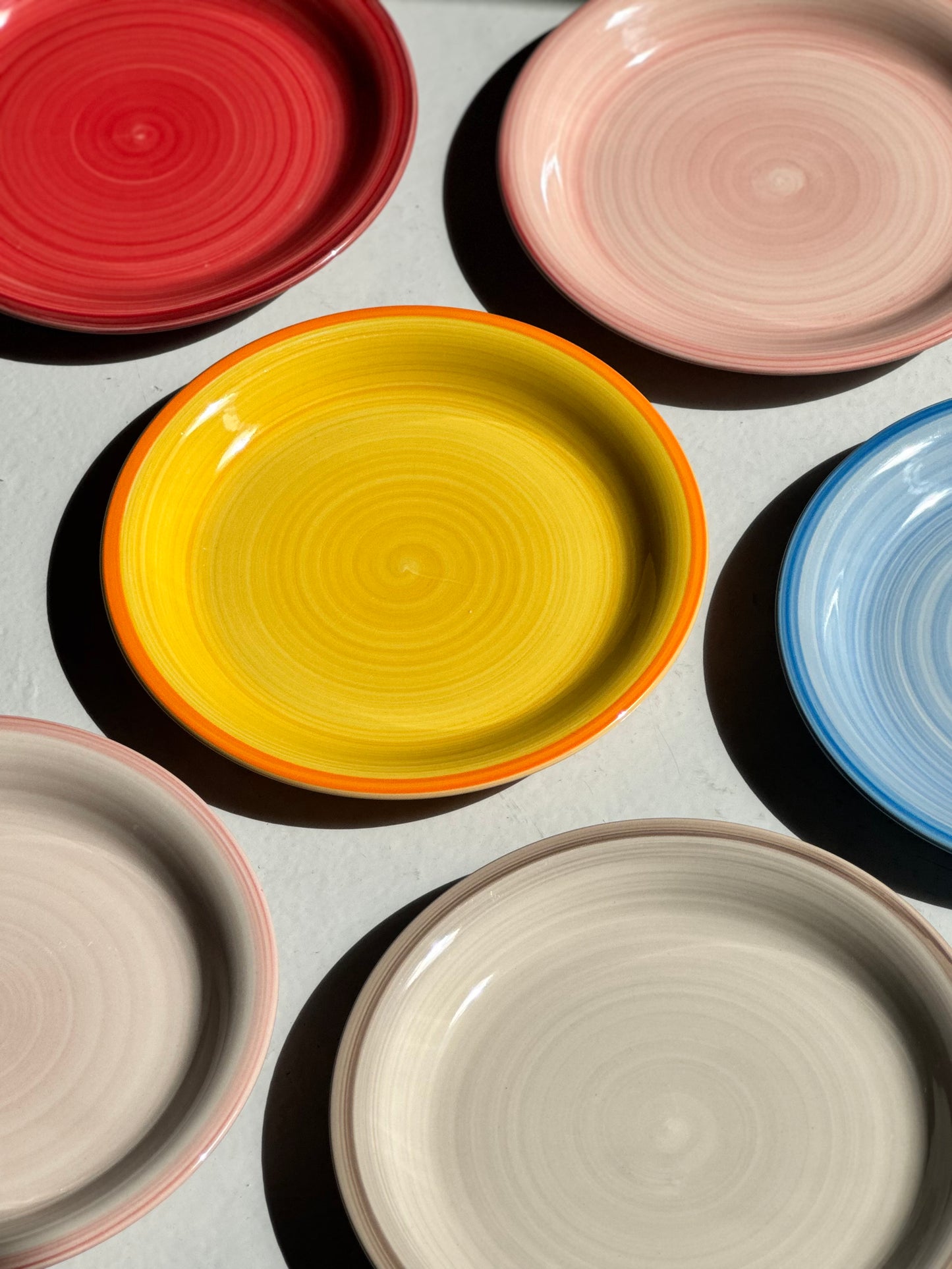 Italienske Swirl Tallerkener