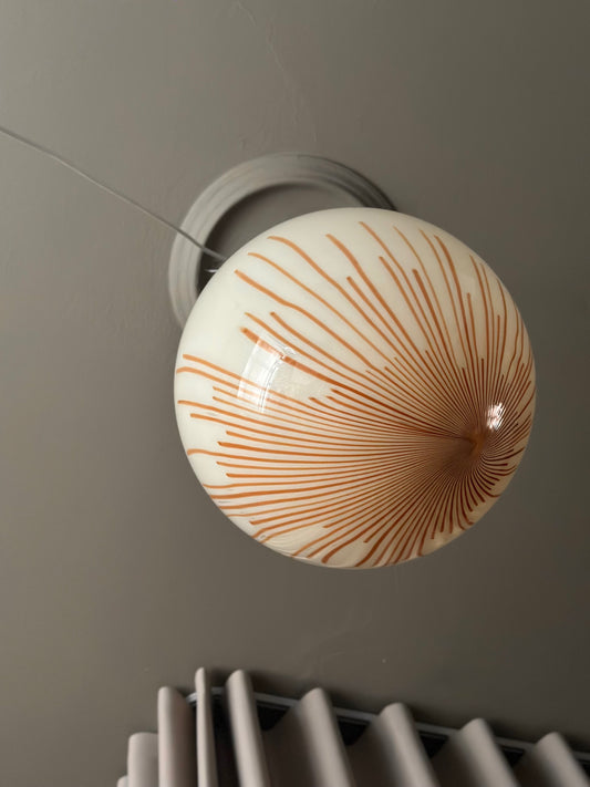 Vintage Murano Creme Pendel