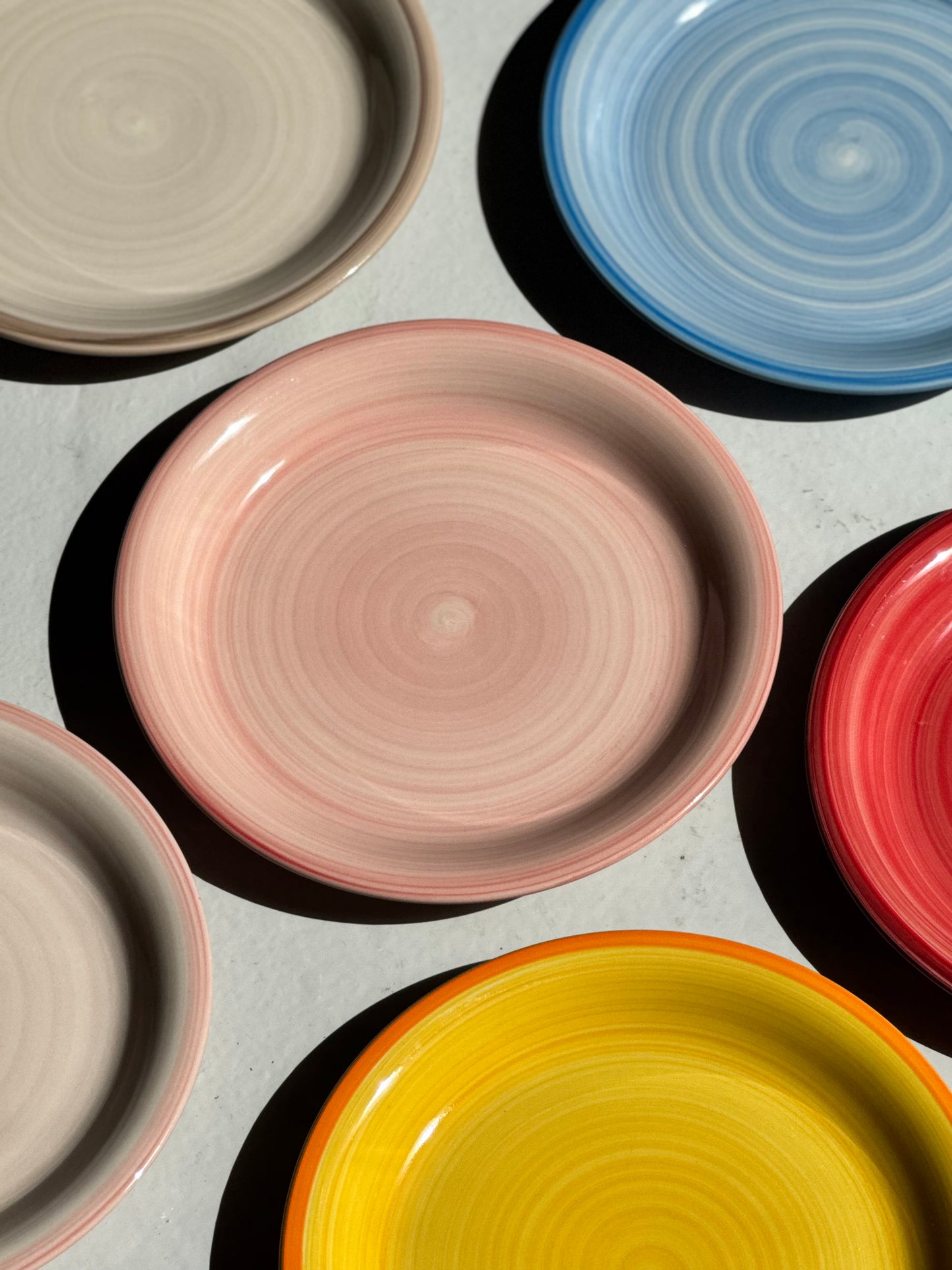 Italienske Swirl Tallerkener