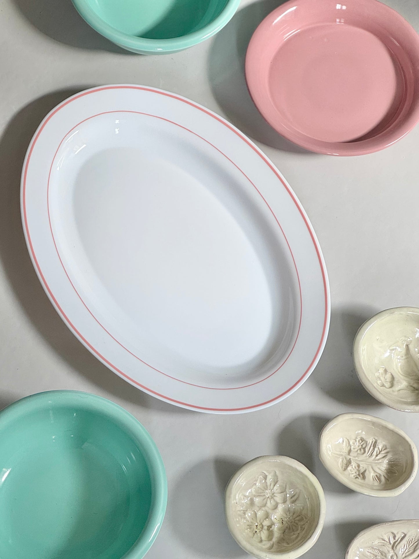 Lyserødt Bistro Fad