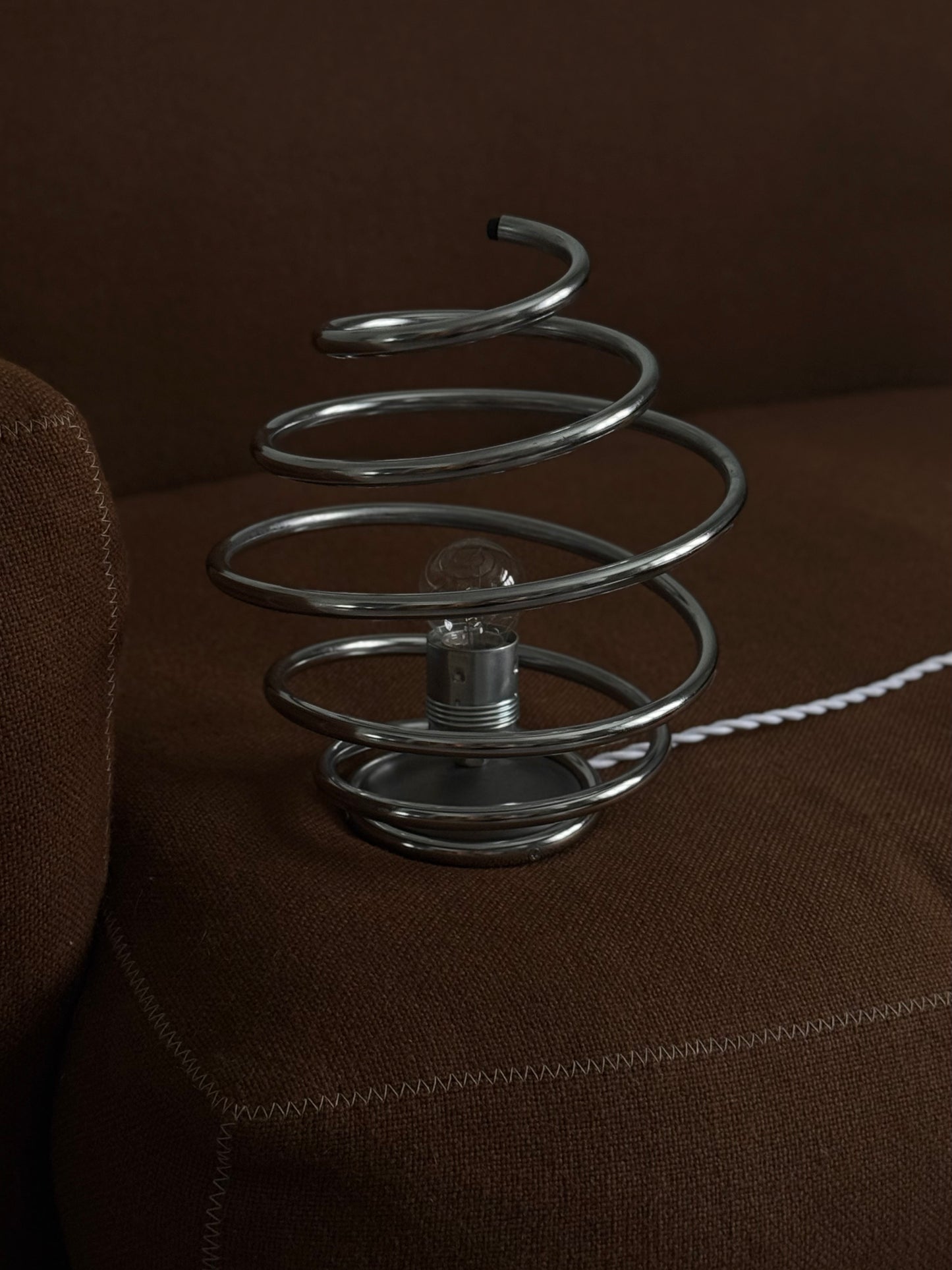 Vintage Spiral Bordlampe