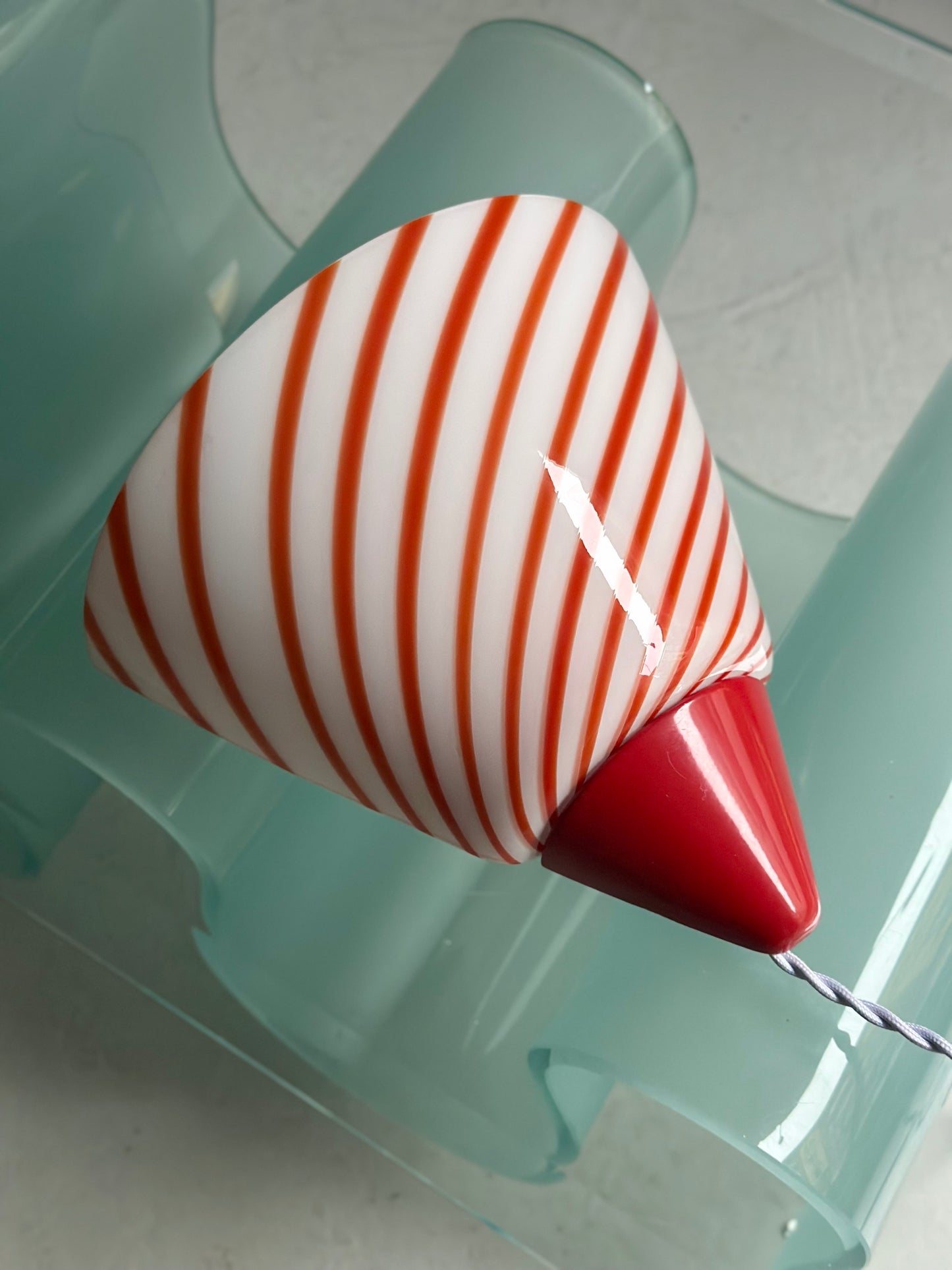 Bolsjestribet Vintage Murano Vælglampe