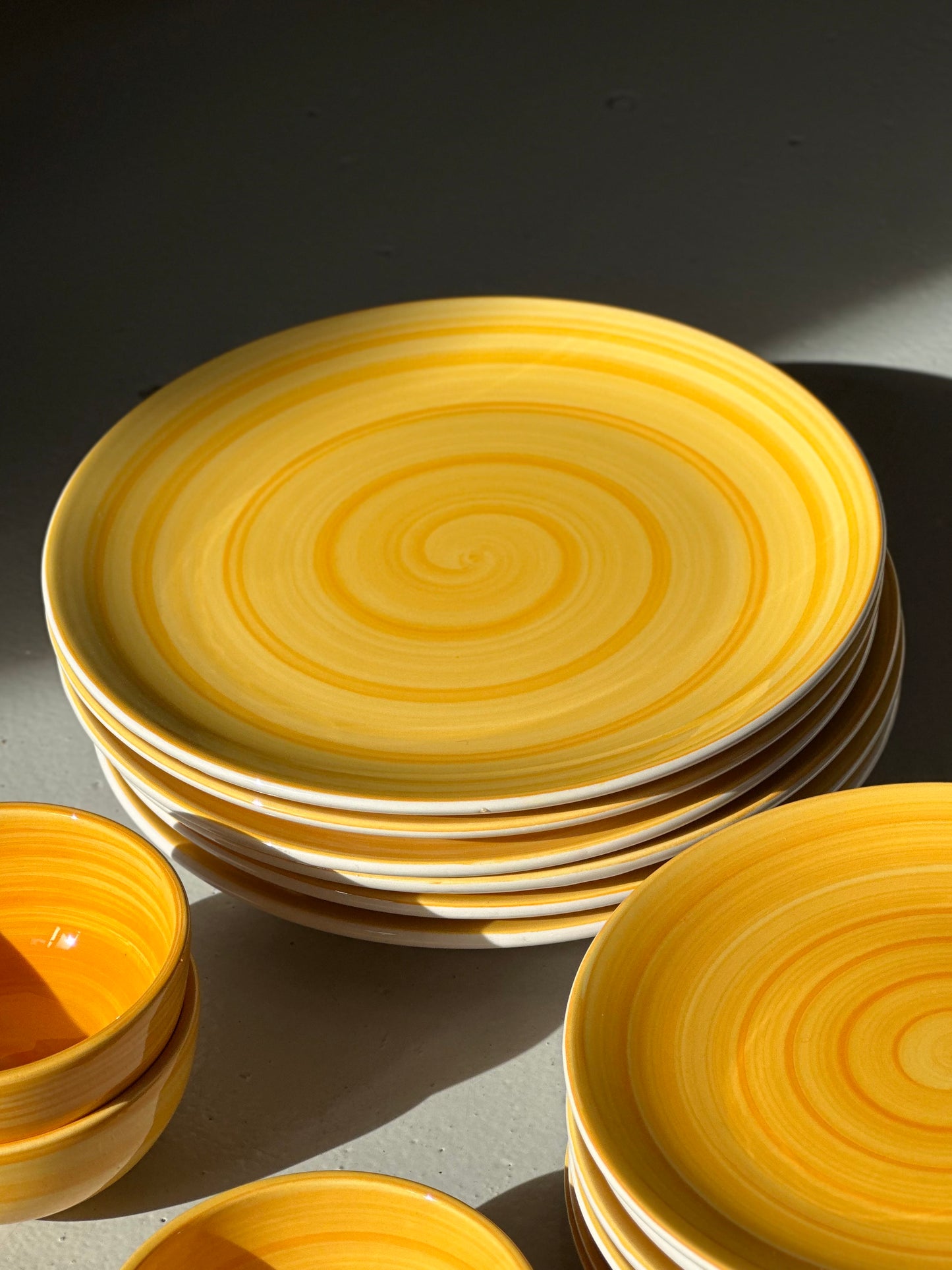Italienske Swirl Tallerkener