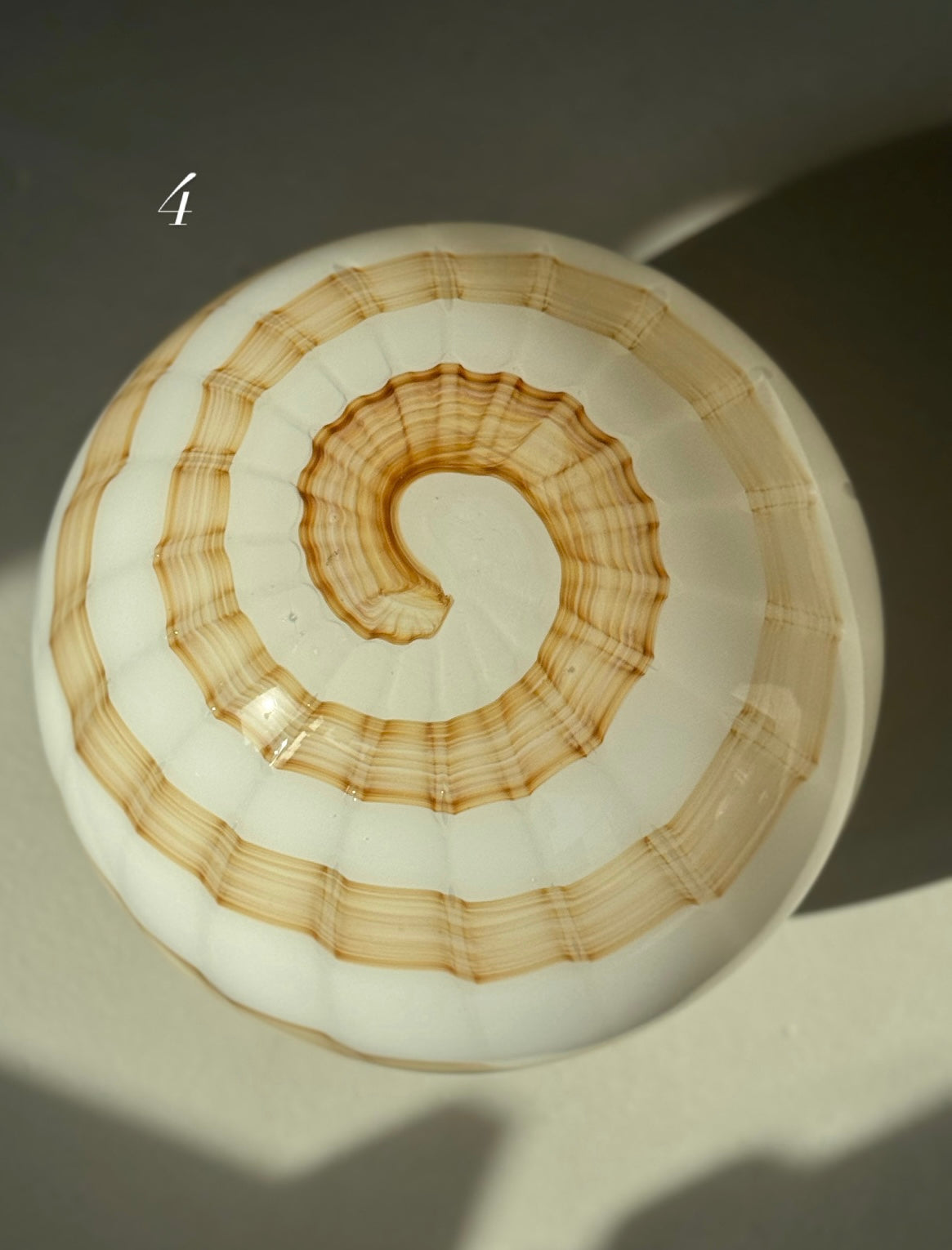 Vintage Murano Caramel Swirl Pendler