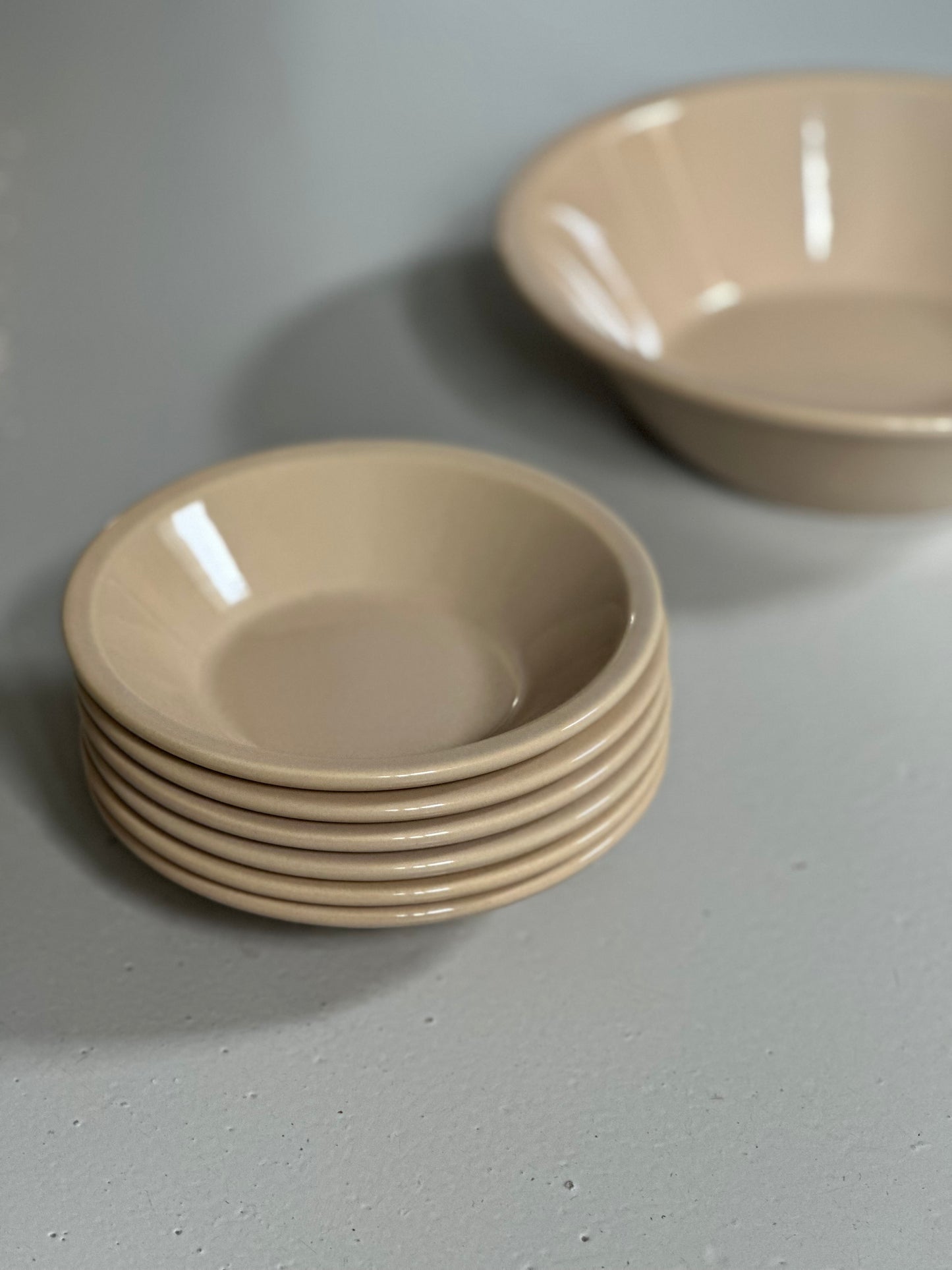 Italienske Skåle - Beige