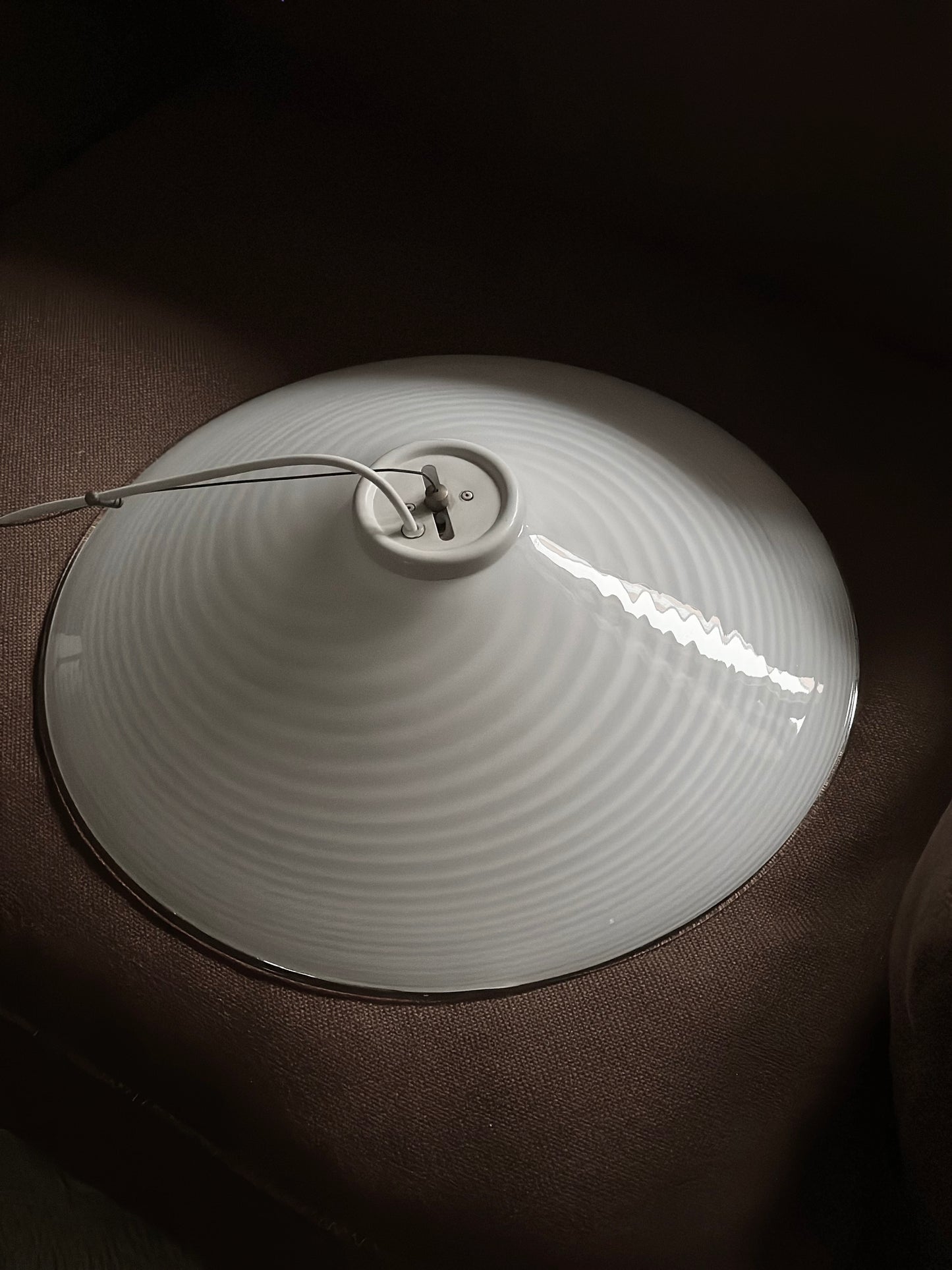 Vintage Murano Swirl Pendel