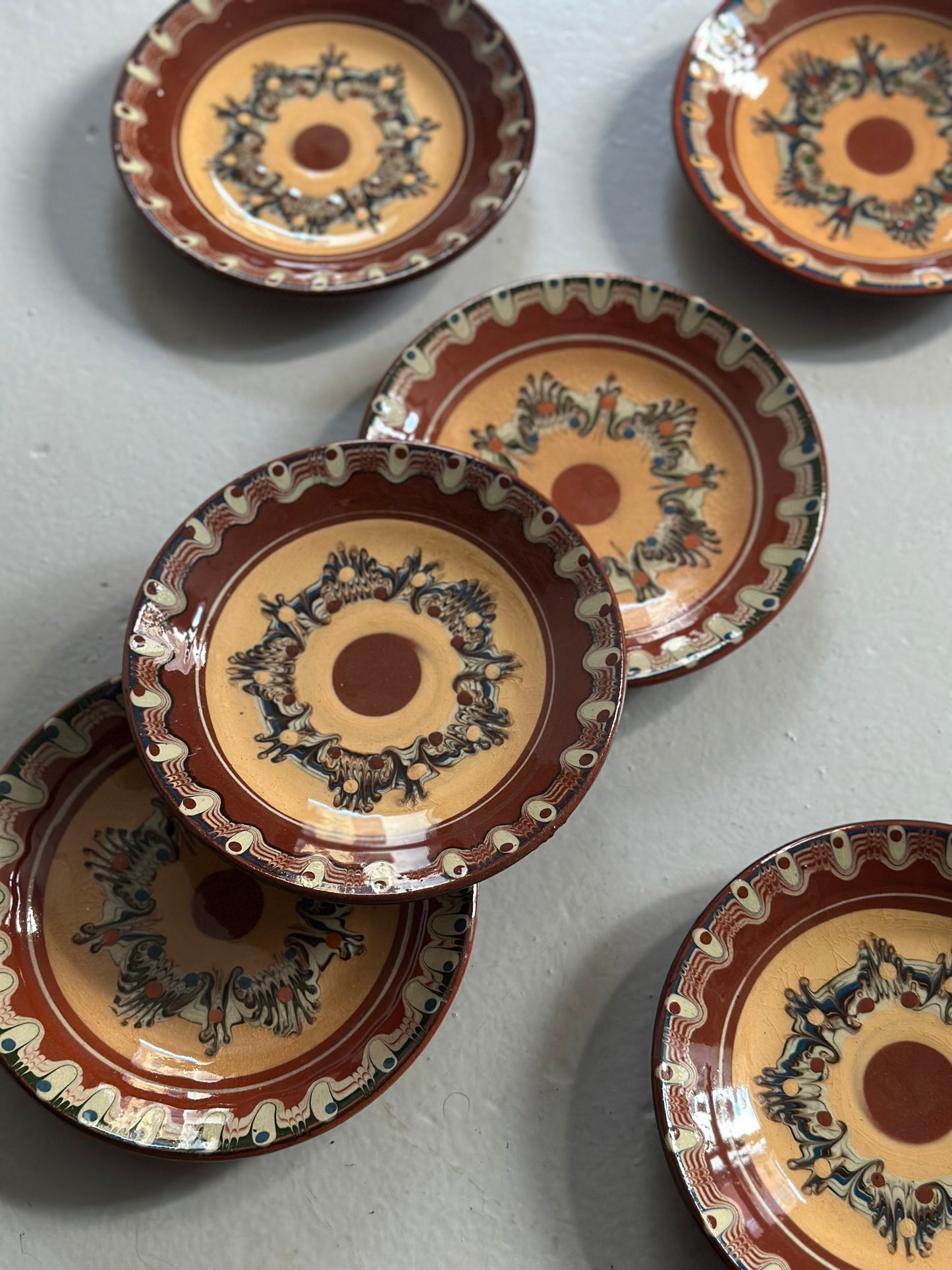 Håndmalede Italienske Platter