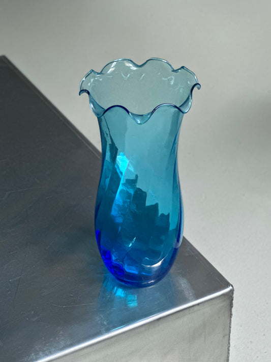 Italiensk Swirl Vase - Blå