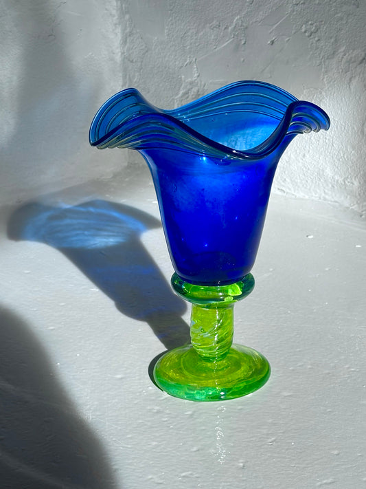 Skulpturel Glas Vase