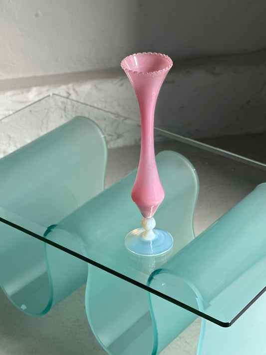 Høj Lyserød Italiensk Vase