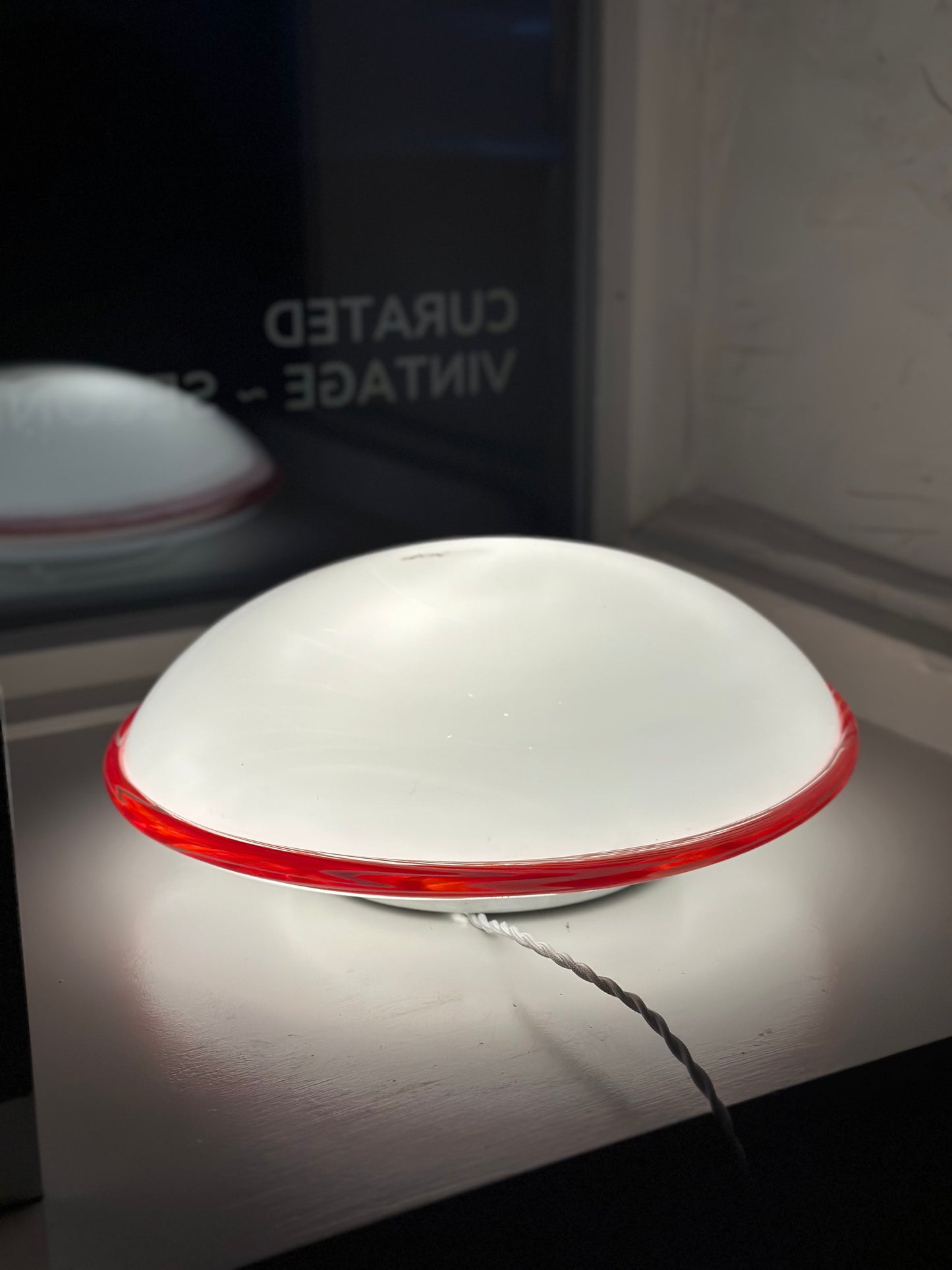 Vintage Murano Plafonder - Bolsjestribet/Swirly kant