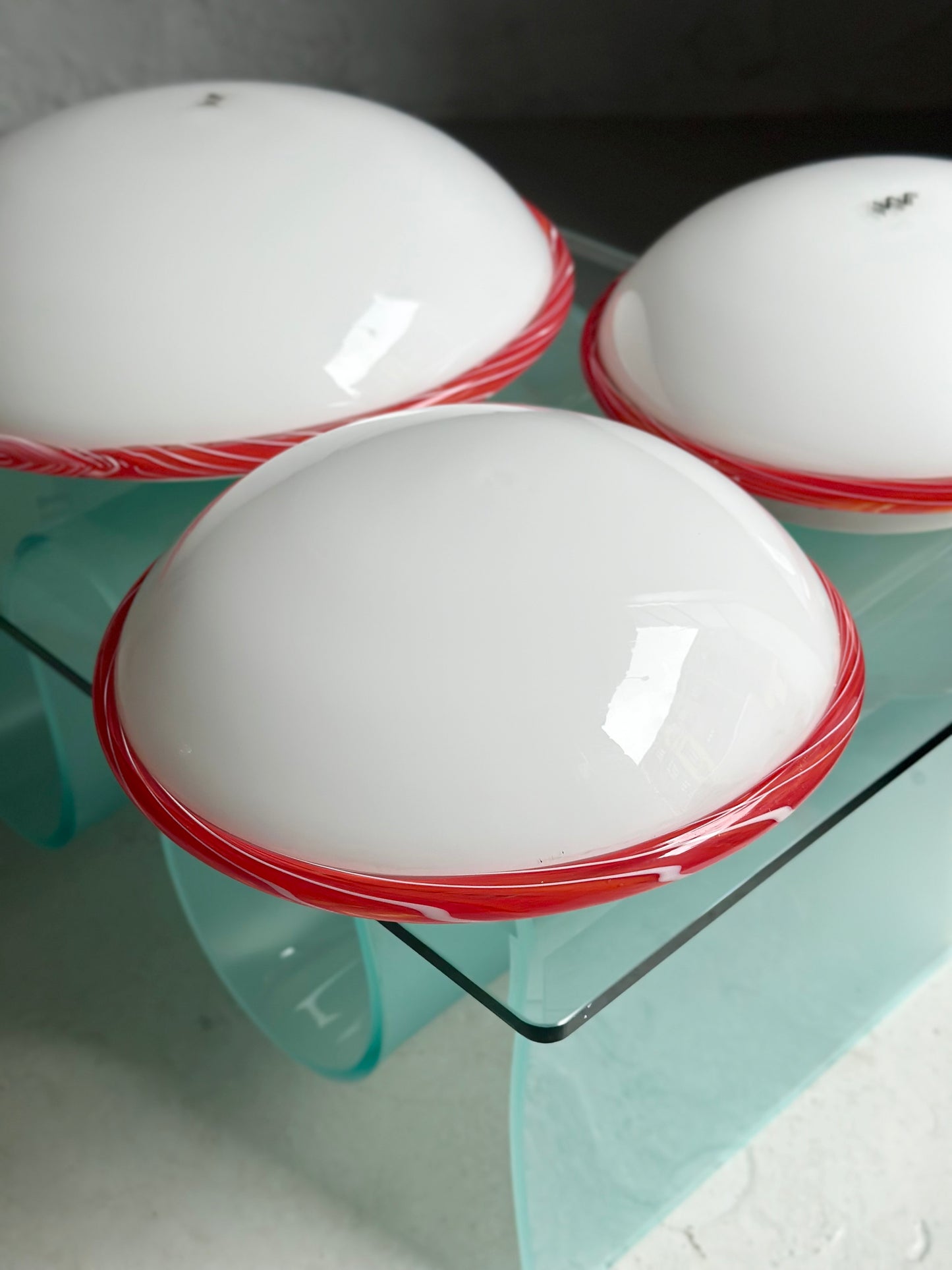 Vintage Murano Plafonder - Bolsjestribet/Swirly kant