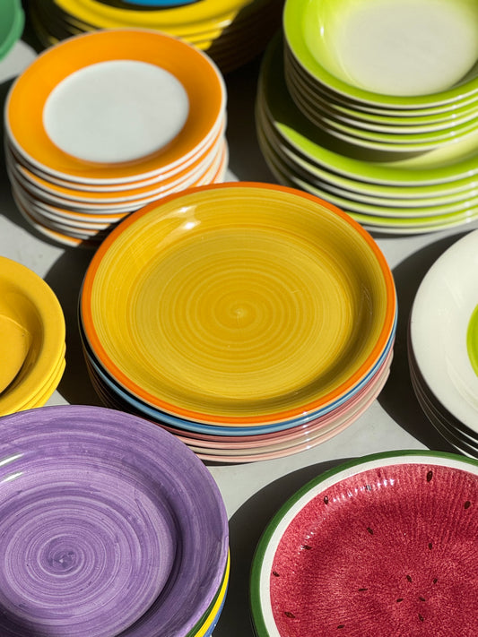 Italienske Swirl Tallerkener