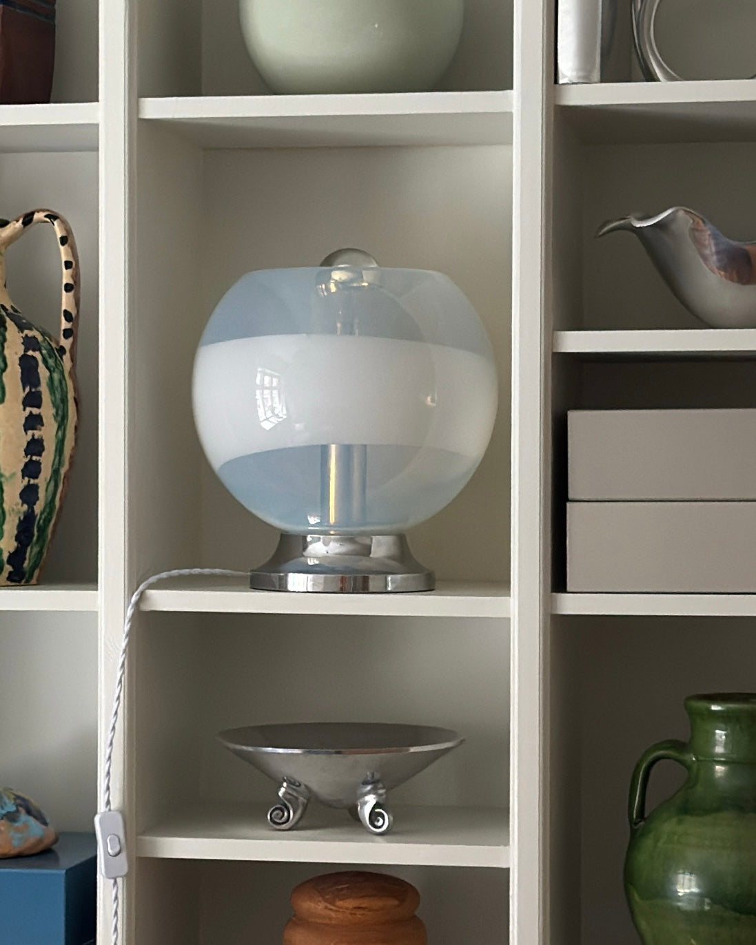 Vintage Murano x Krom Bordlampe