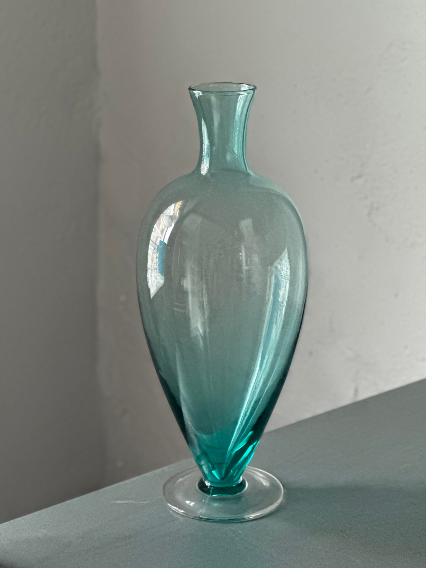 Italiensk Vintage vase - turkis