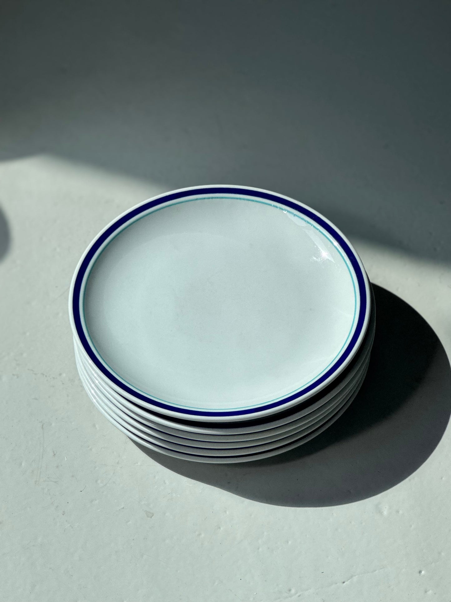 Blå/Turkis Bistro Tallerkener