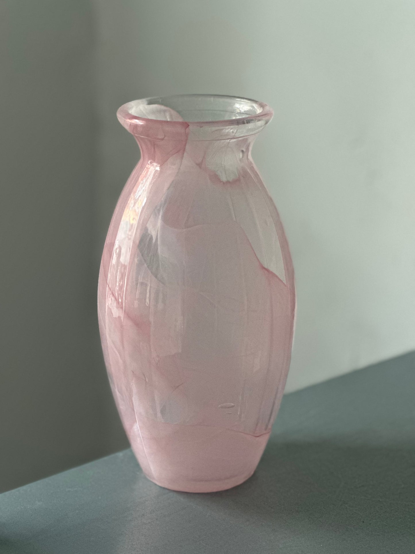 Lyserød Italiensk Swirl Vase