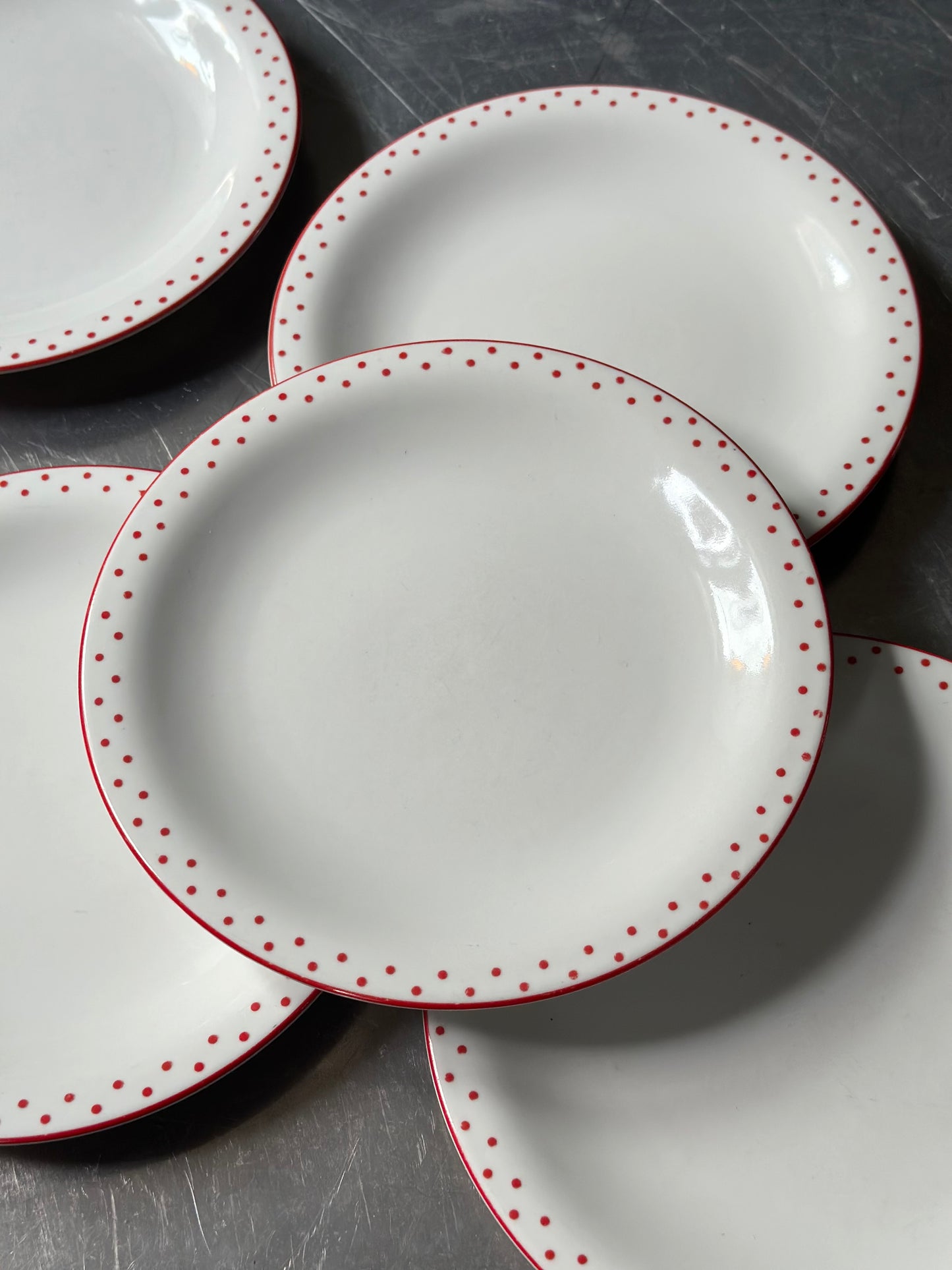 Prikkede Bistro Frokosttallerkener