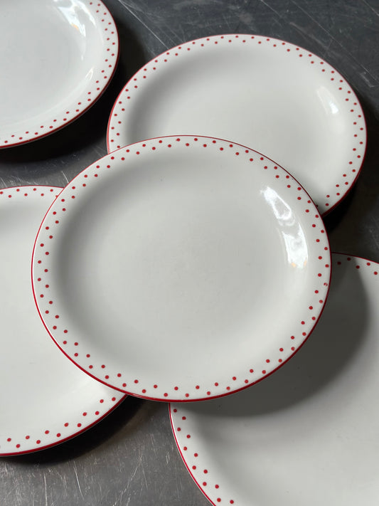 Prikkede Bistro Frokosttallerkener