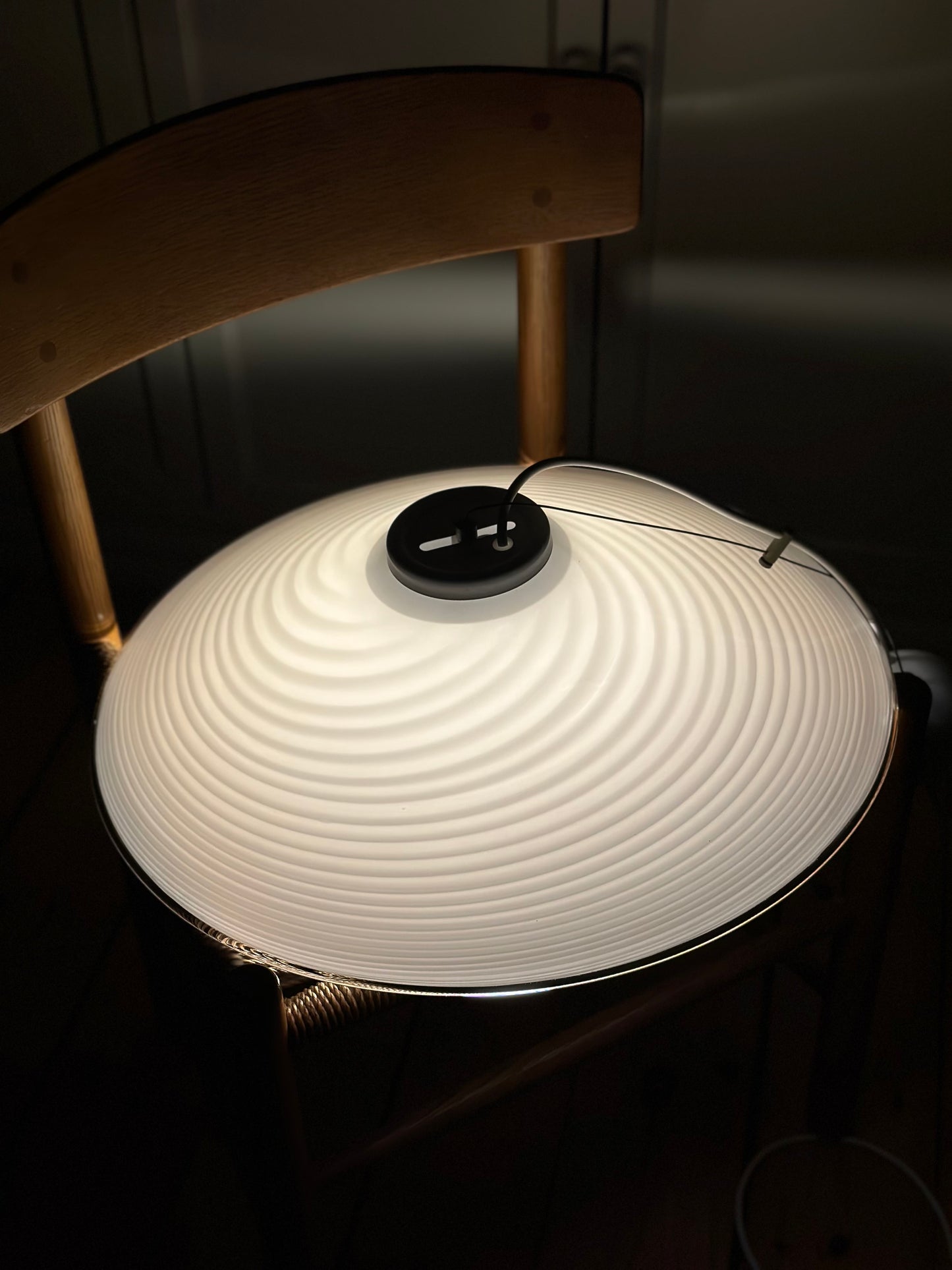 Vintage Murano Swirl Pendel