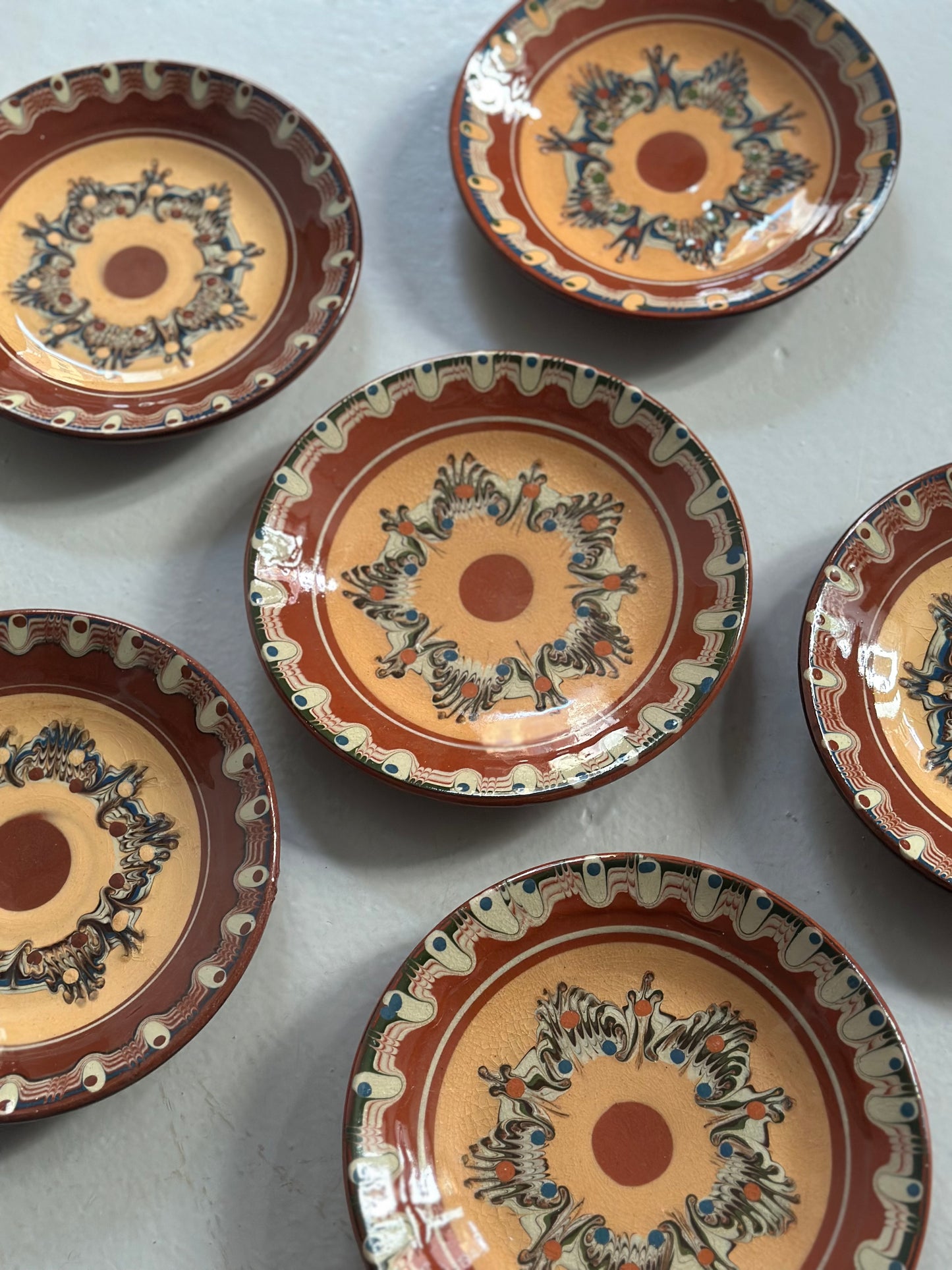 Håndmalede Italienske Platter
