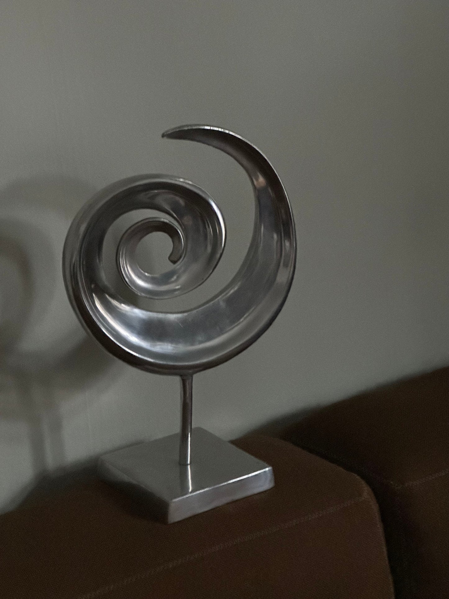 Vintage Alu Skulptur