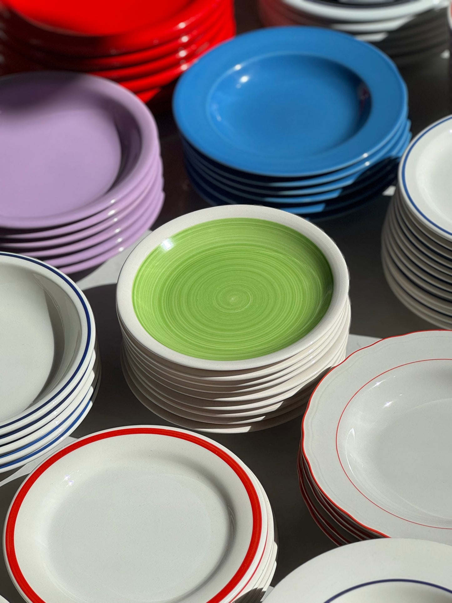 Italienske Swirl Tallerkener