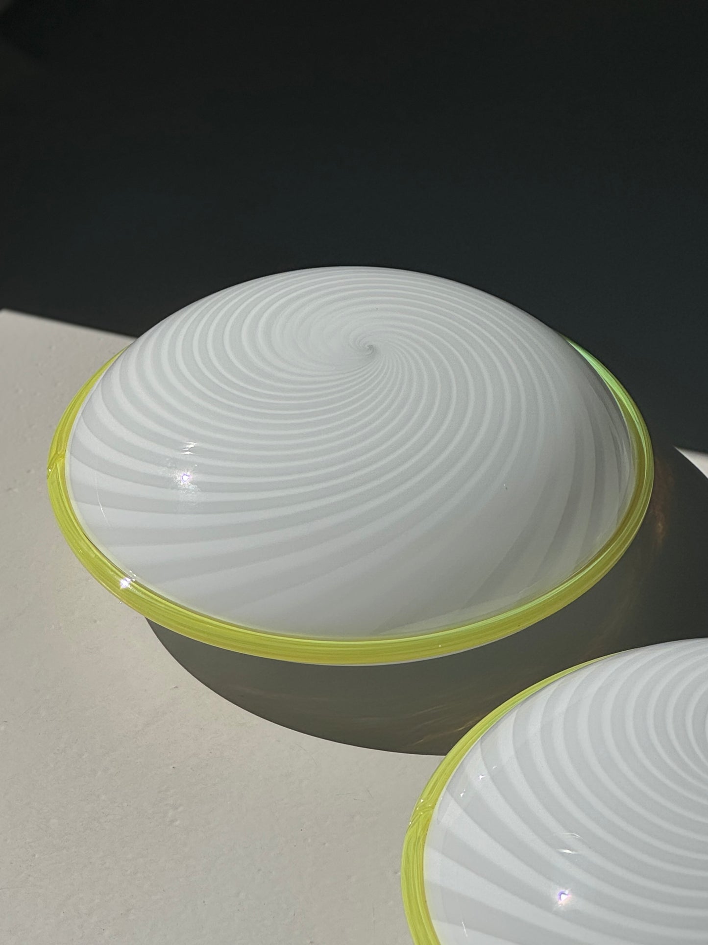 Vintage Murano Swirl Plafonder