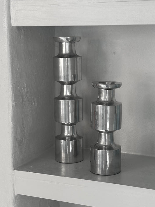 Vintage Aluminums Lysestager