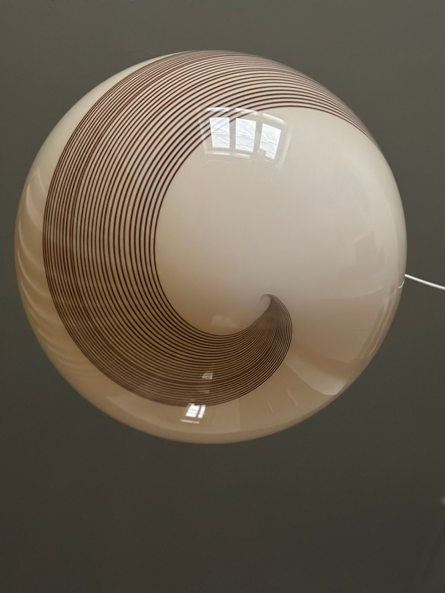 Vintage Murano Swirl Pendel - Ø45