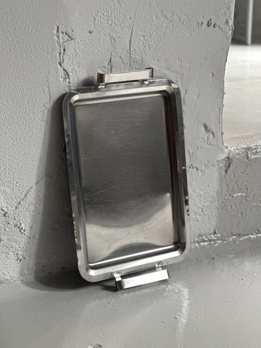 Italiensk Vintage Stål Bakke