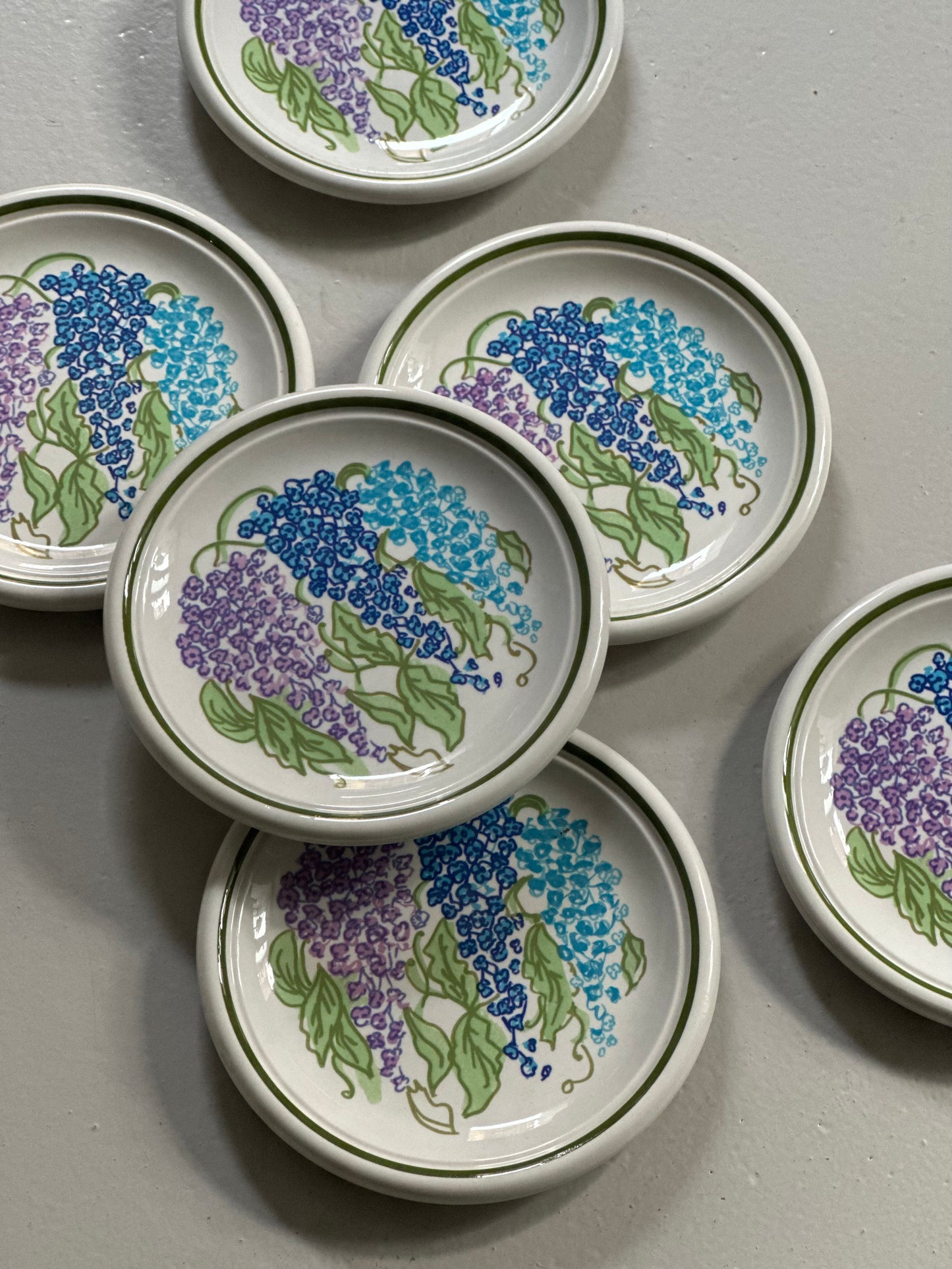 Italienske Wisteria Tallerkener