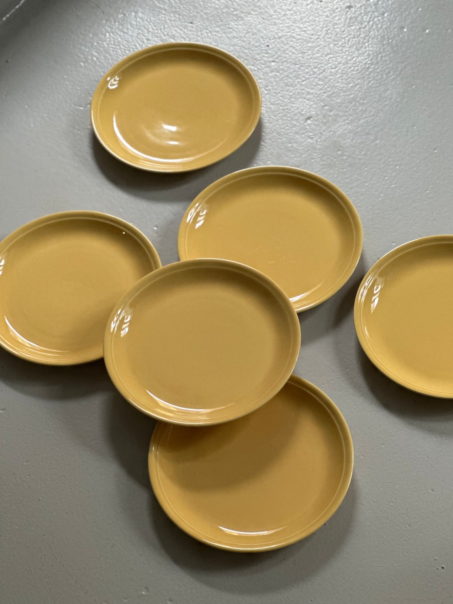 Gult Italiensk Vintage Stel