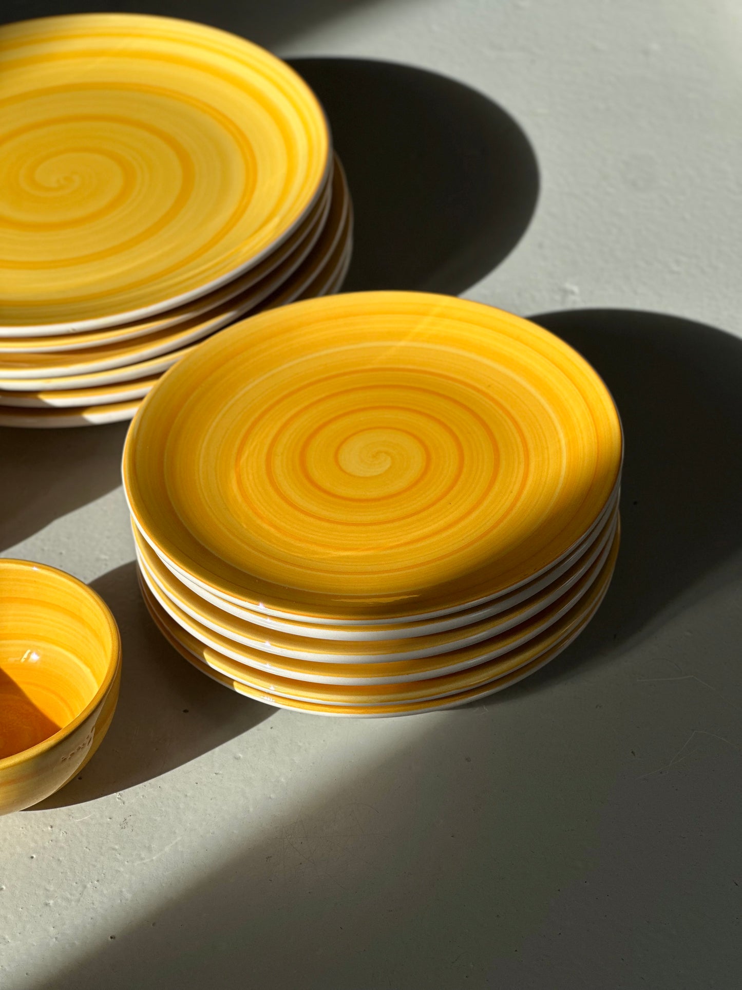 Italienske Swirl Tallerkener
