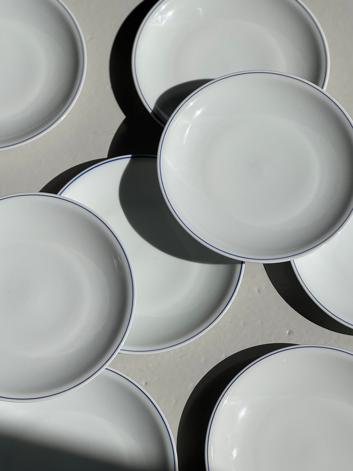 Bistro Frokost Tallerkener - Blå