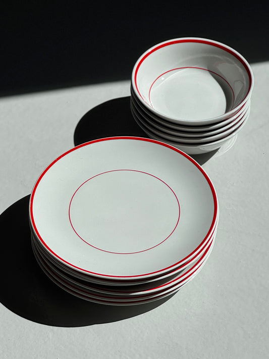 Vintage Bistro Stel - Rød