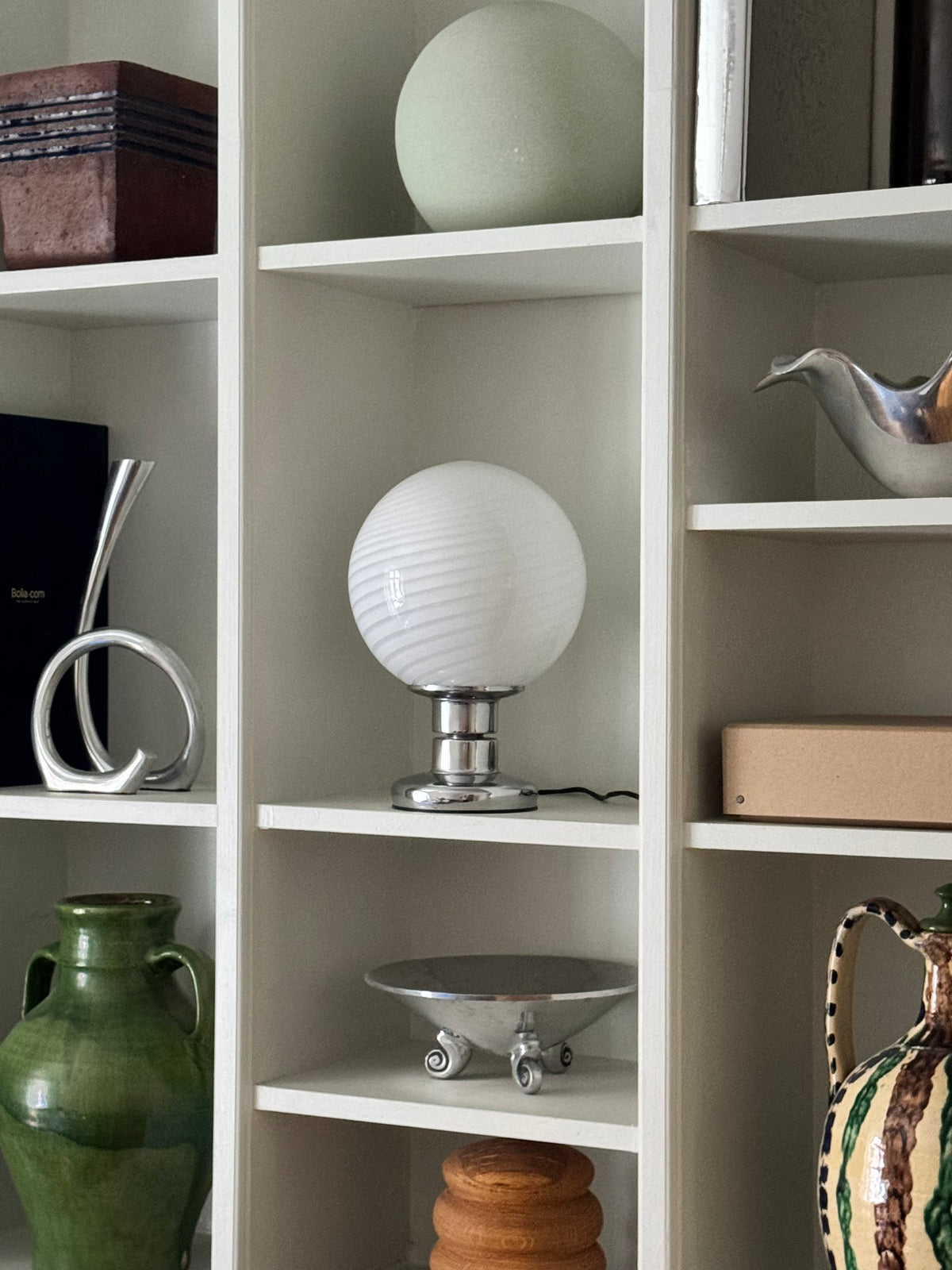 Vintage Murano x Krom Bordlampe