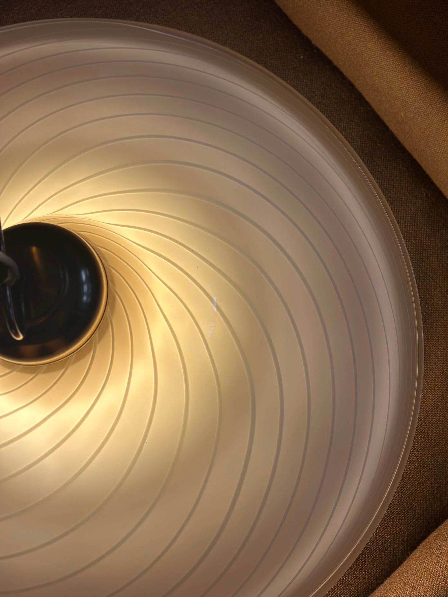 Cremefarvet Vintage Murano Pendel